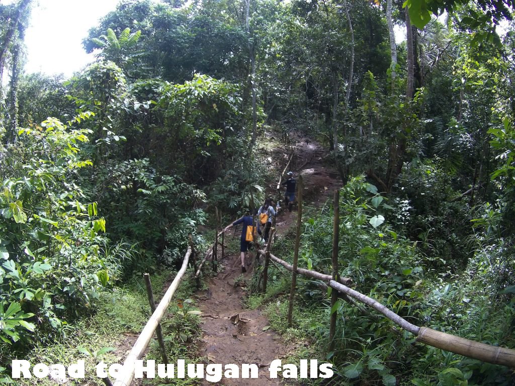 Near water falls in Metro Manila, Hulugan falls