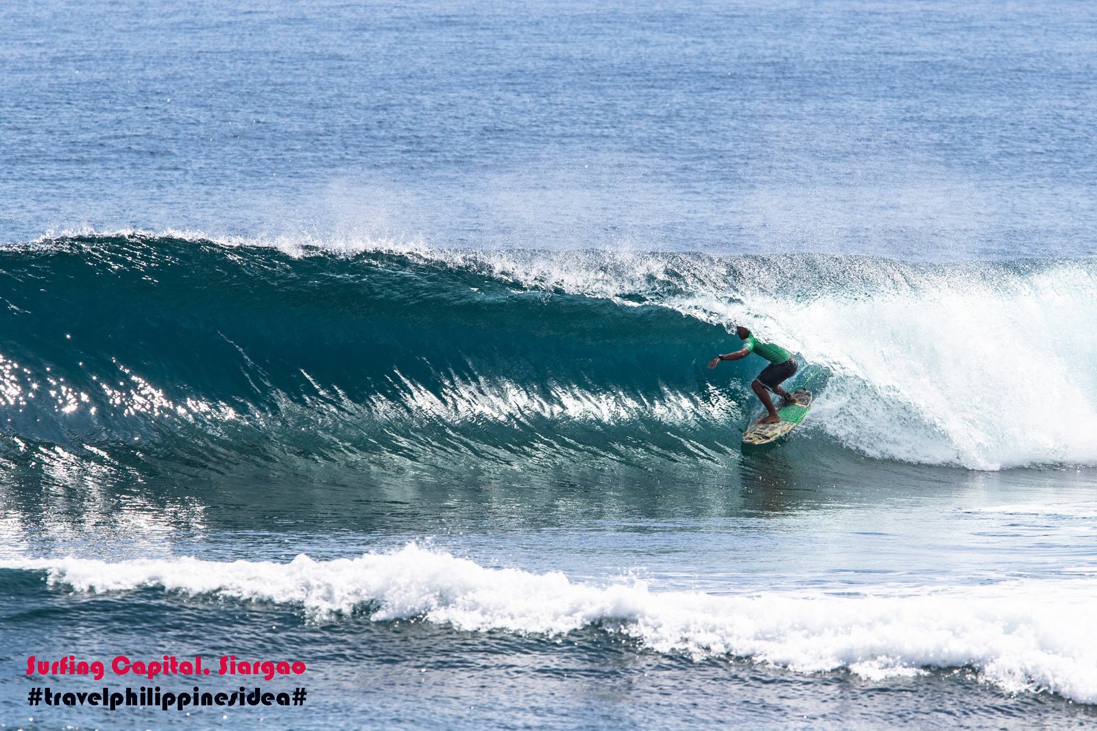 The top tourist spot,Siargao beach